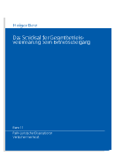 Band 11: Holger Betz - Das Schicksal der Gesamtbetriebsvereinbarung beim Betriebs�bergang