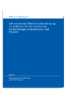 Band 12: Maria Hagenauer - Instrumente der �ffentlichkeitsbeteiligung im Verfahren der Bauleitplanung.