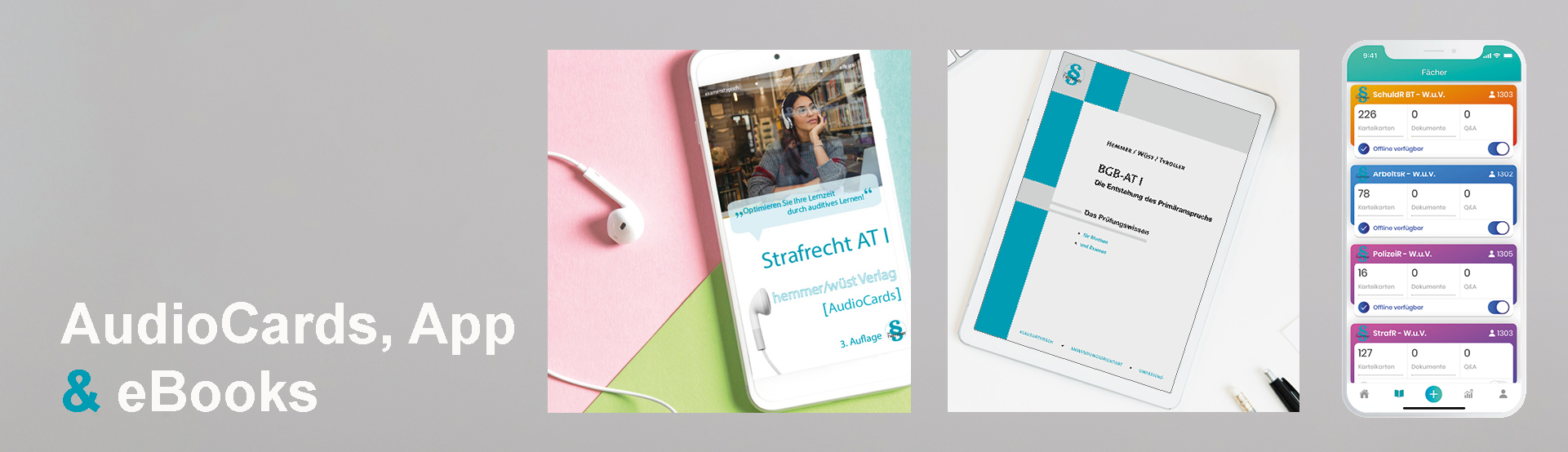 hemmer AudioCards, App und eBooks