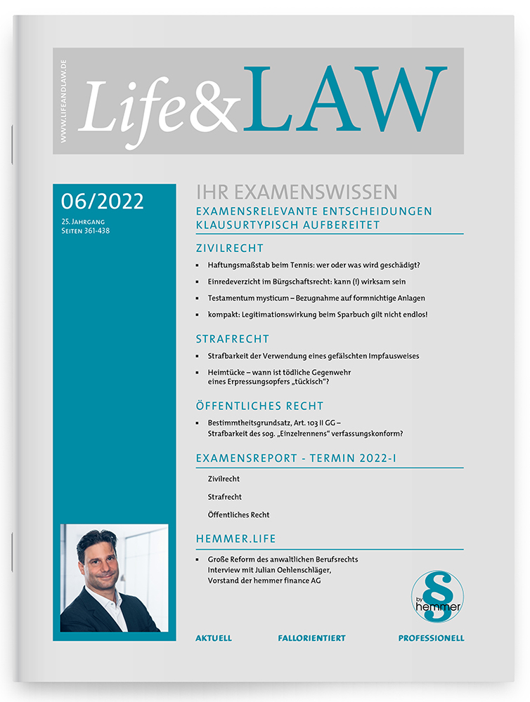Life & Law - hemmer Ausbildungszeitschrift