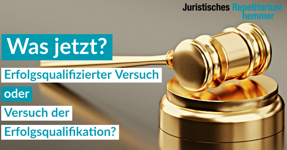 Was jetzt? Erfolgsqualifizierter Versuch oder Versuch der Erfolgsqualifikation?