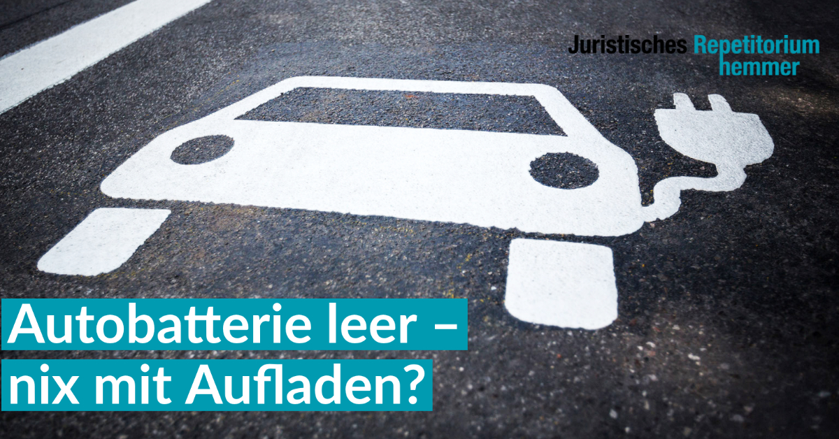 Autobatterie leer – nix mit Aufladen?