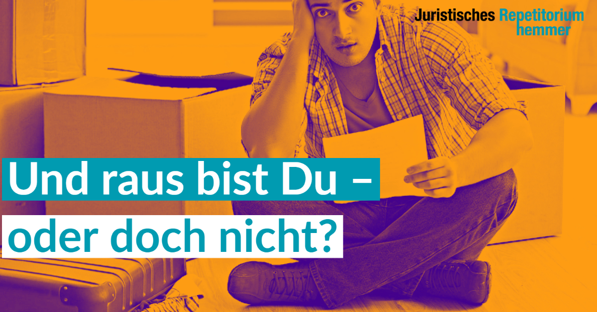 Und raus bist Du – oder doch nicht?