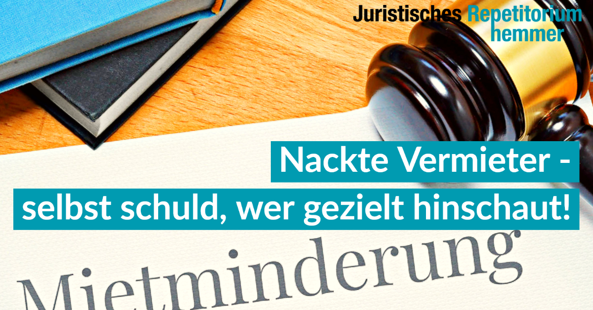 Nackte Vermieter – selbst schuld, wer gezielt hinschaut!