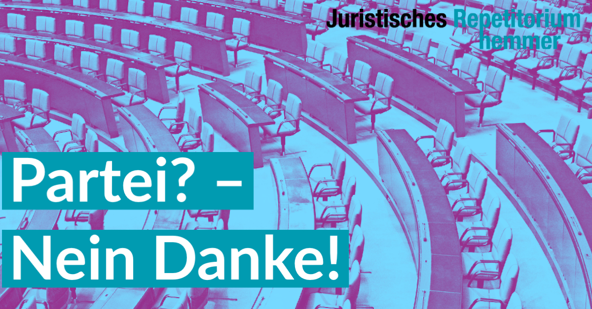 Partei? – Nein Danke!