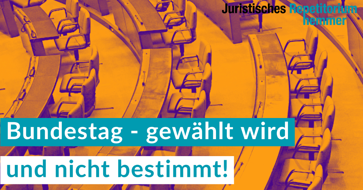 Bundestag   gewählt wird und nicht bestimmt!