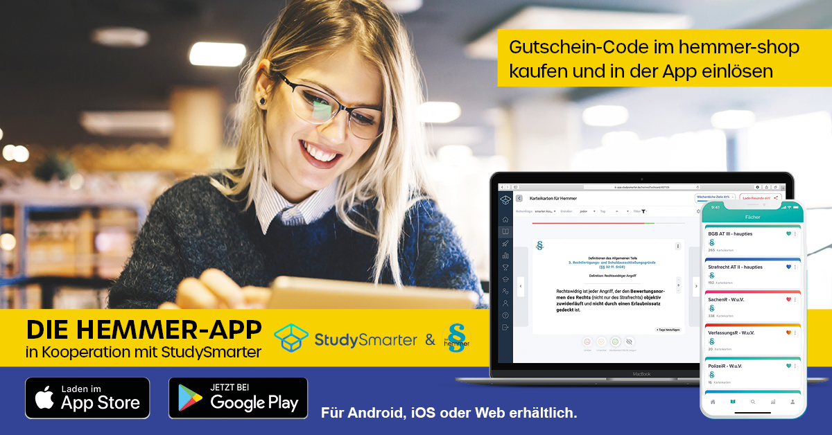 hemmer APP in Kooperation mit StudySmarter
