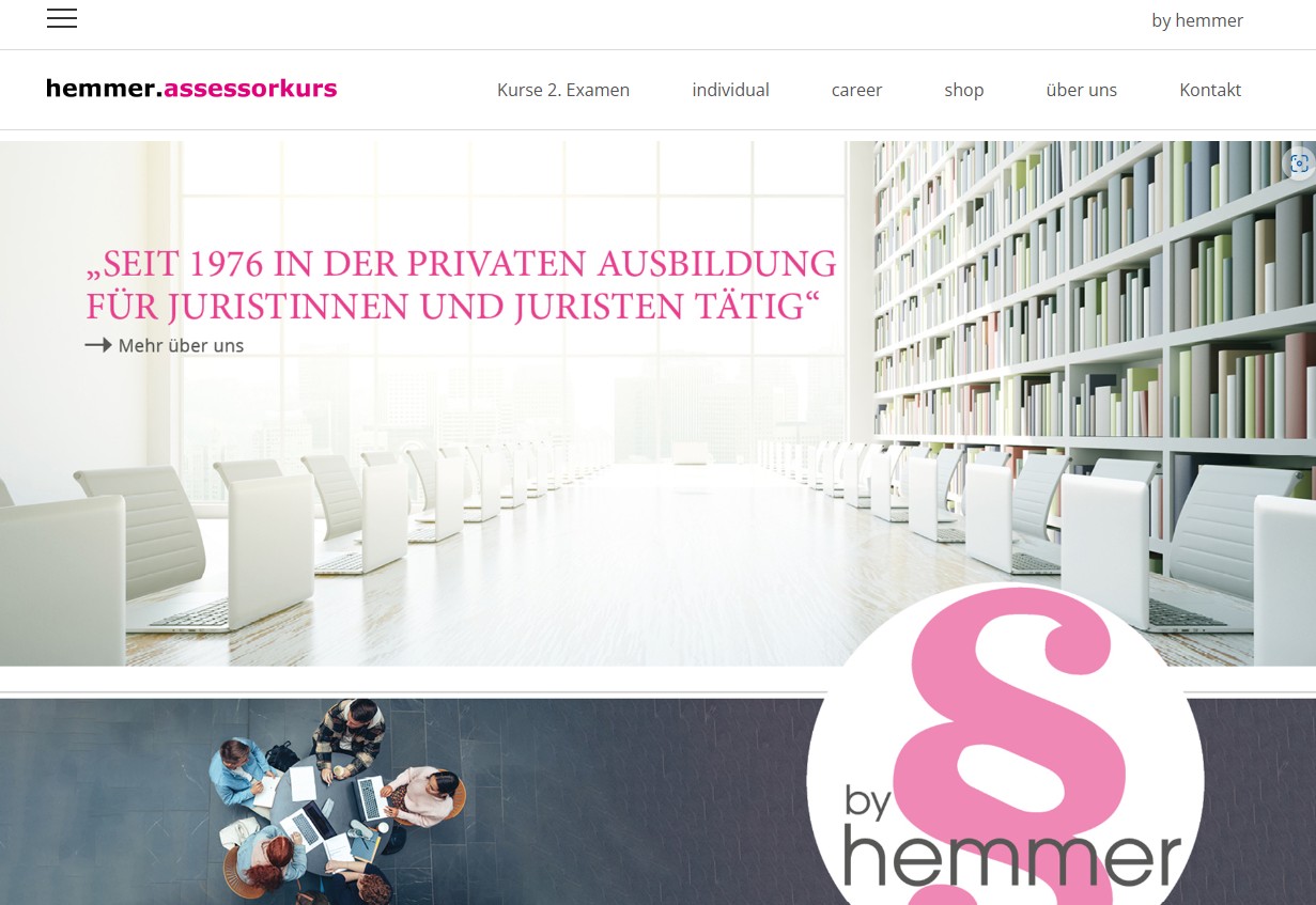 Homepage im neuen Design