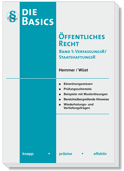 Skript Basics - Öffentliches Recht I - Verfassungsrecht (VerfassR) / Staatshaftungsrecht (StaatsHR)