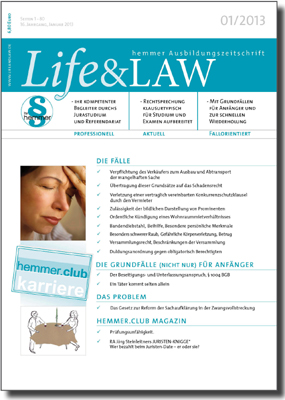 Life&LAW Ausgabe 2013/01