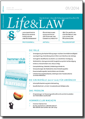 Life&LAW Ausgabe 2014/01