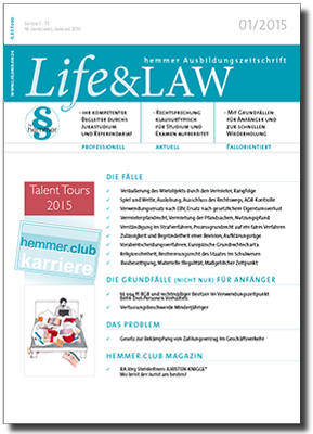 Life&LAW Ausgabe 2015/01