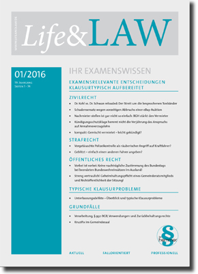 Life&LAW Ausgabe 2016/01