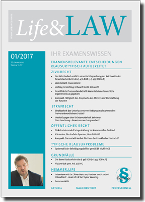 Life&LAW Ausgabe 2017/01