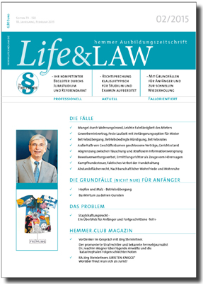 Life&LAW Ausgabe 2015/02