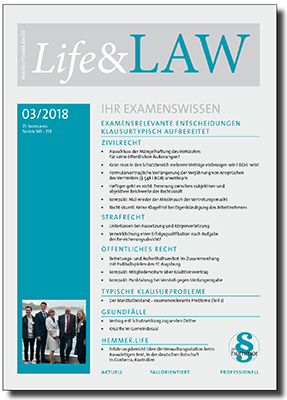 Life&LAW Ausgabe 2018/03