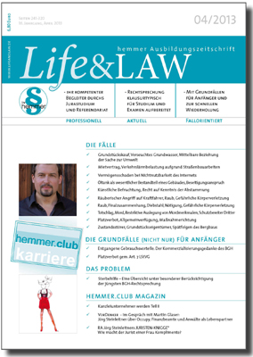 Life&LAW Ausgabe 2013/04