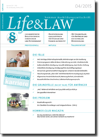 Life&LAW Ausgabe 2015/04