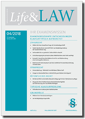 Life&LAW Ausgabe 2018/04