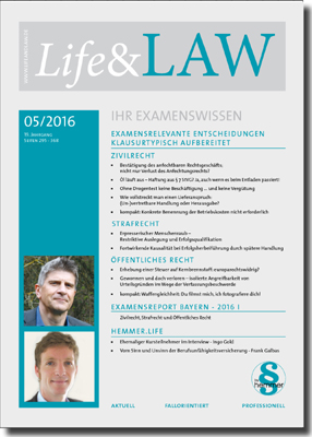 Life&LAW Ausgabe 2016/05