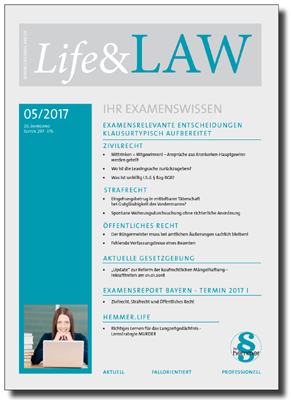 Life&LAW Ausgabe 2017/05