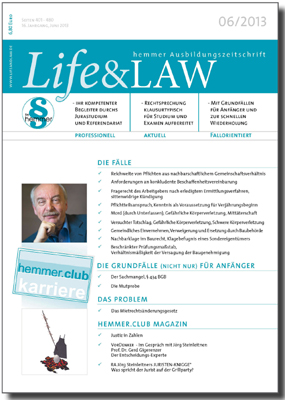 Life&LAW Ausgabe 2013/06