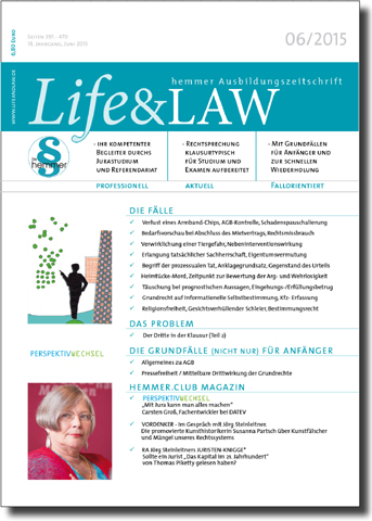 Life&LAW Ausgabe 2015/06