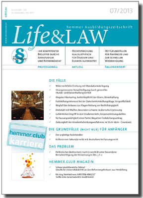 Life&LAW Ausgabe 2013/07