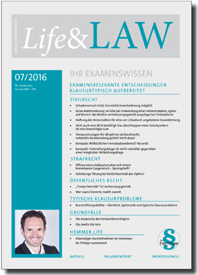 Life&LAW Ausgabe 2016/07