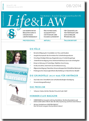 Life&LAW Ausgabe 2014/08