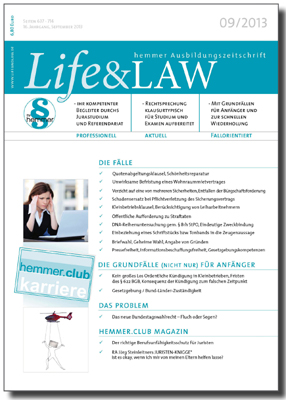 Life&LAW Ausgabe 2013/09