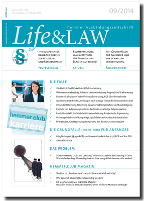 Life&LAW Ausgabe 2014/09