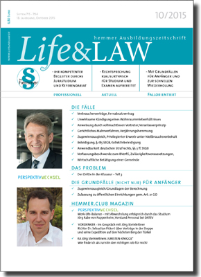 Life&LAW Ausgabe 2015/10