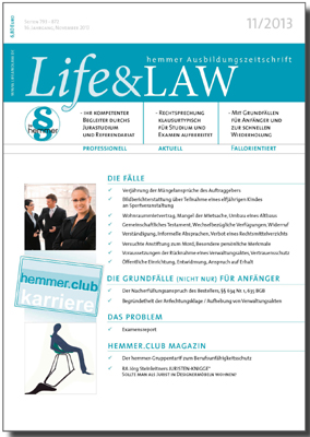 Life&LAW Ausgabe 2013/11