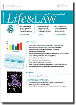 Life&LAW Ausgabe 2014/11