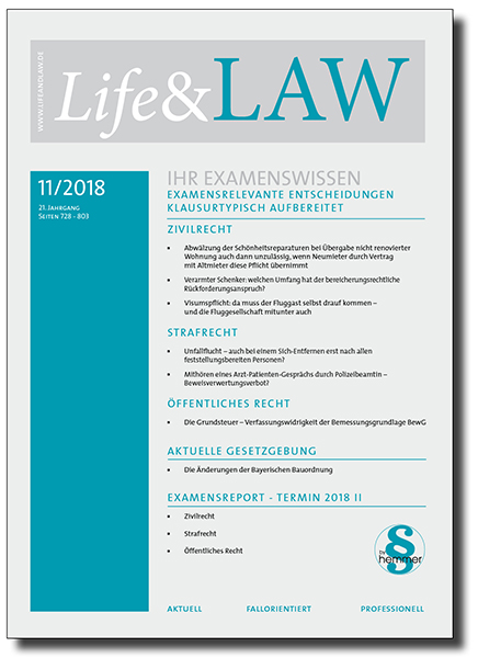 Life&LAW Ausgabe 2018/11