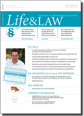 Life&LAW Ausgabe 2013/12