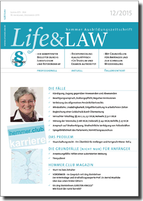 Life&LAW Ausgabe 2015/12