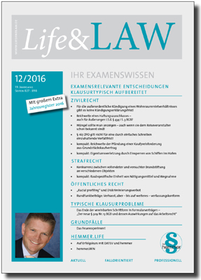 Life&LAW Ausgabe 2016/12