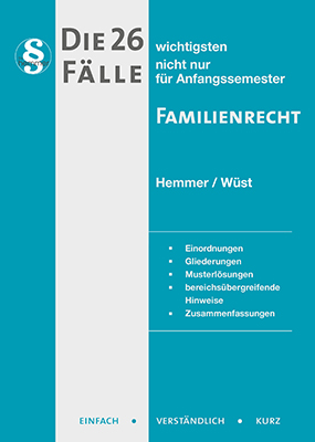 eBook - Die 26 wichtigsten Fälle Familienrecht