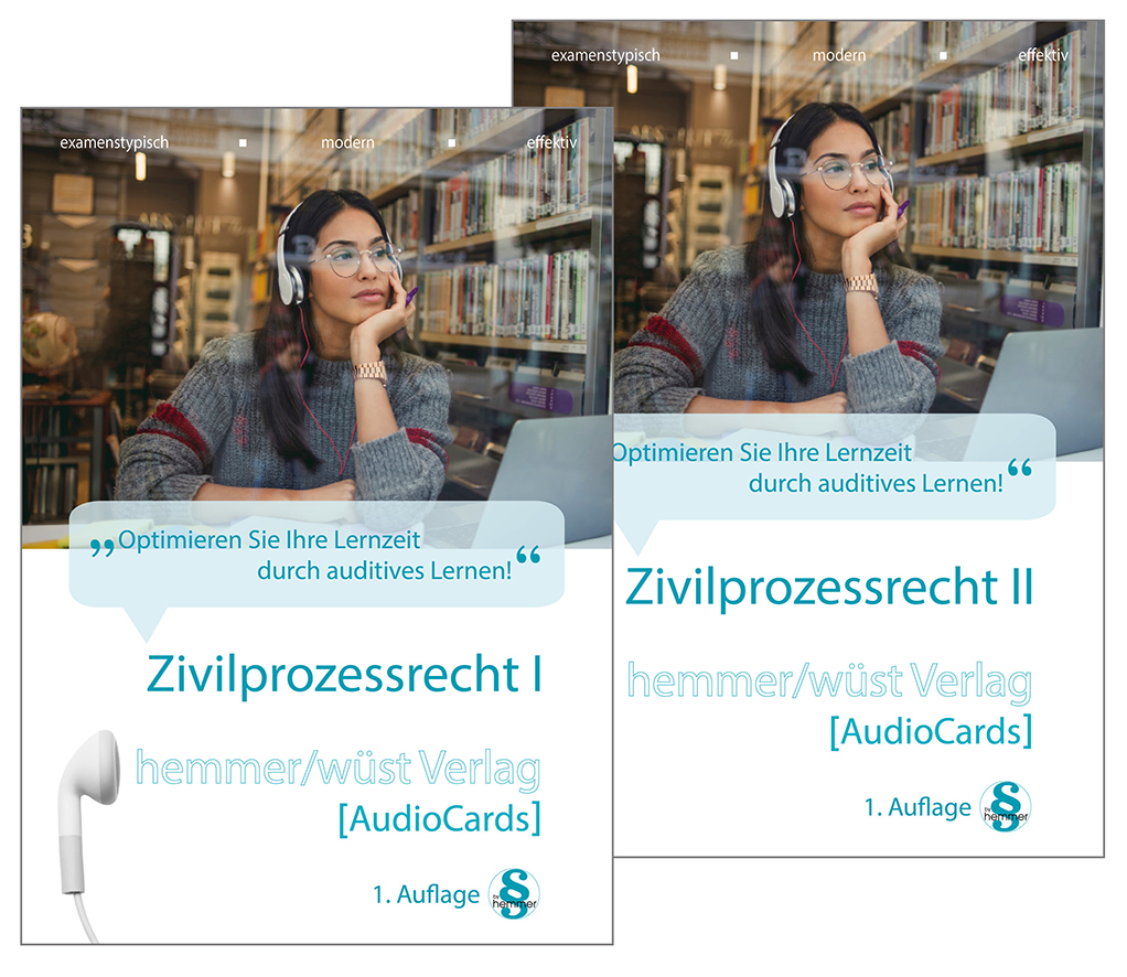 Audiocards - Zivilprozessrecht I & II - Download (ZPO)