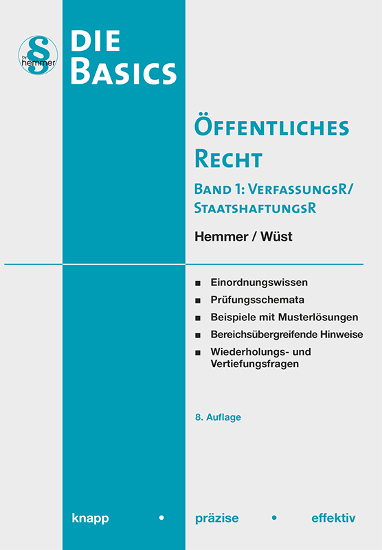 eBook Basics Öffentliches Recht I - Verfassungsrecht / Staatshaftungsrecht