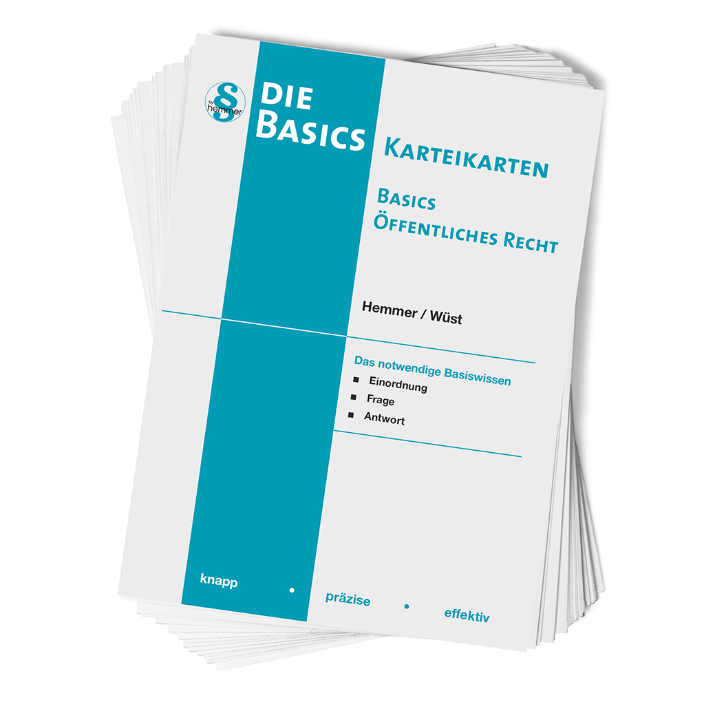 Karteikarten Basics - Öffentliches Recht