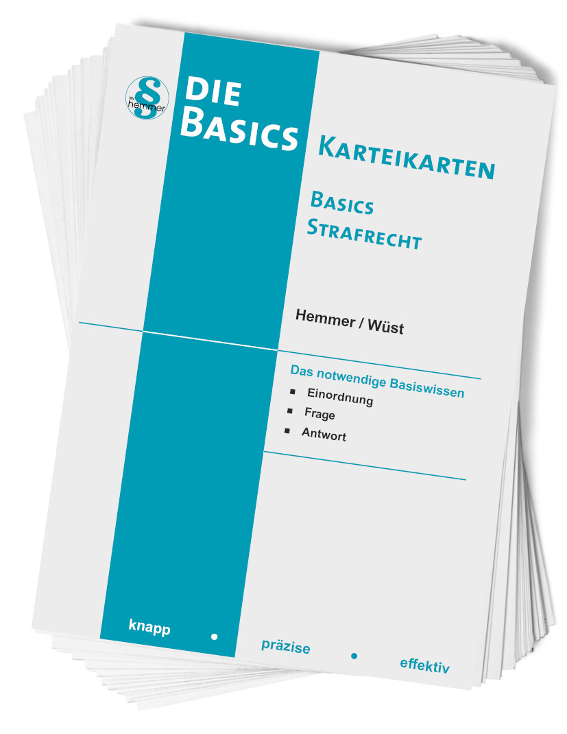 Karteikarten Basics - Strafrecht