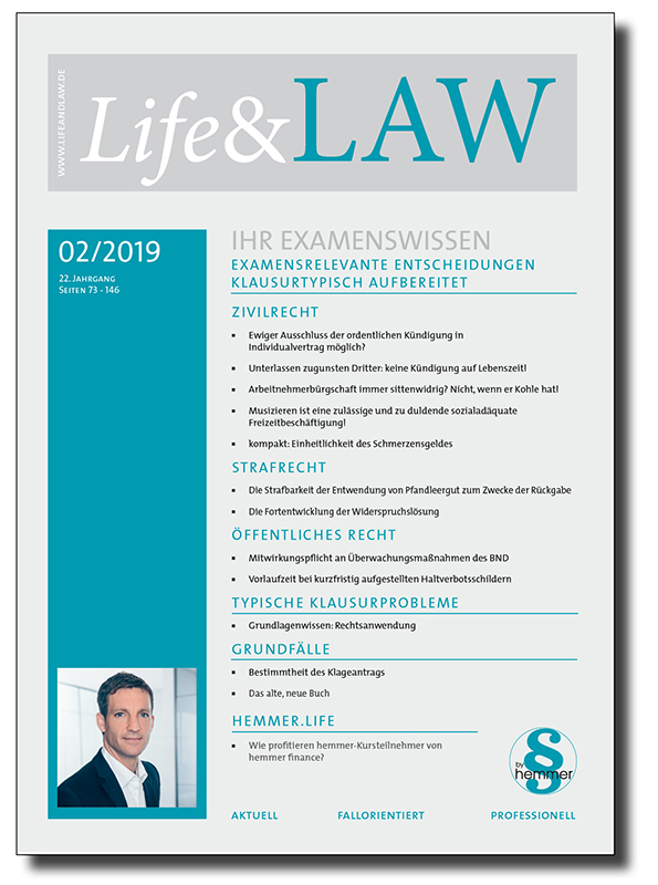 Life&LAW Ausgabe 2019/02