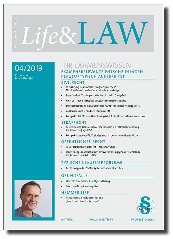 Life&LAW Ausgabe 2019/04