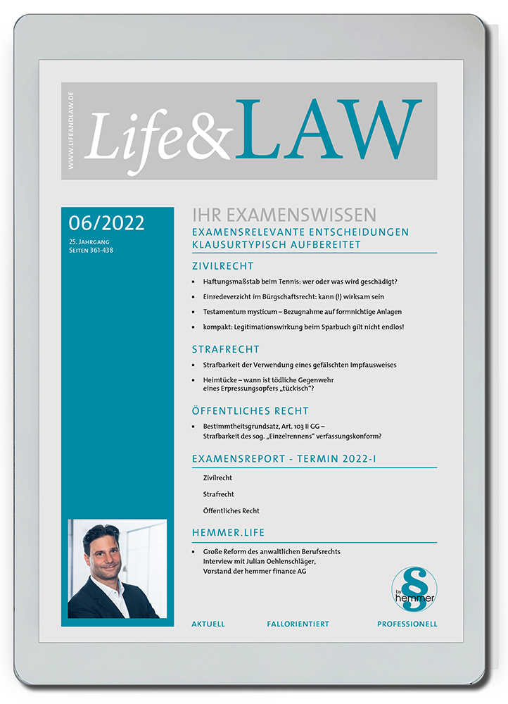 eBook - Life&LAW digital Ausgabe 2022/06