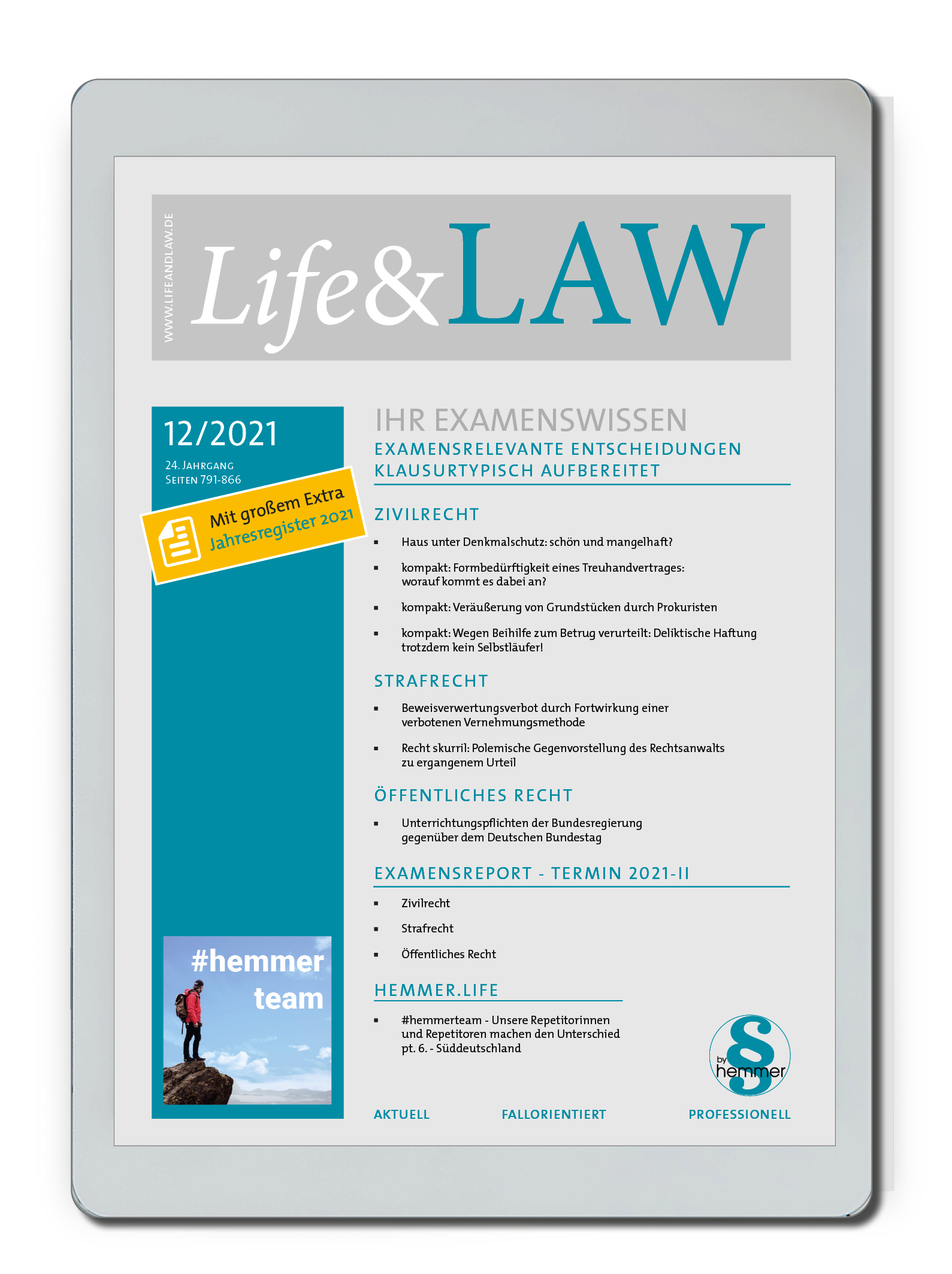 eBook - Life&LAW digital Ausgabe 2021/12