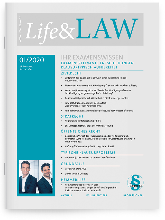 Life&LAW Ausgabe 2020/01