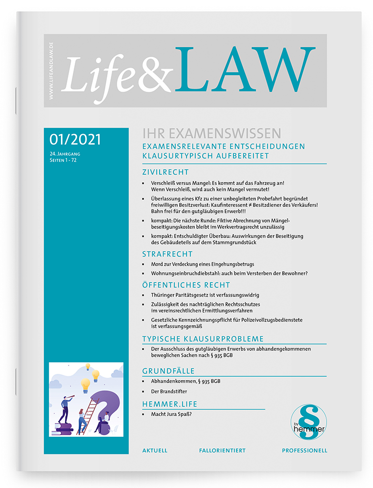 Life&LAW Ausgabe 2021/01